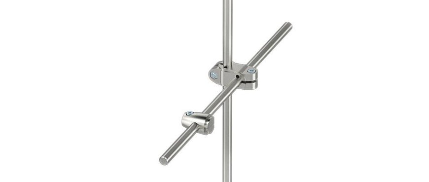 Flexible Stainless Steel Mounting System with Ecolab Approval